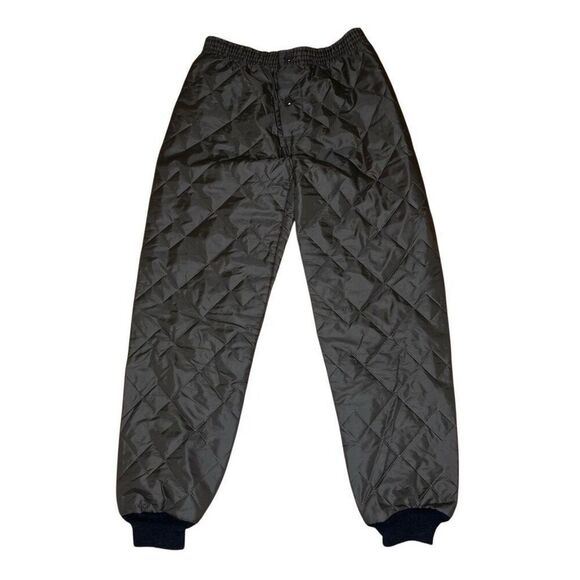 American Vintage Brown Army Surplus Quilted Pants Small - Picture 1 of 8